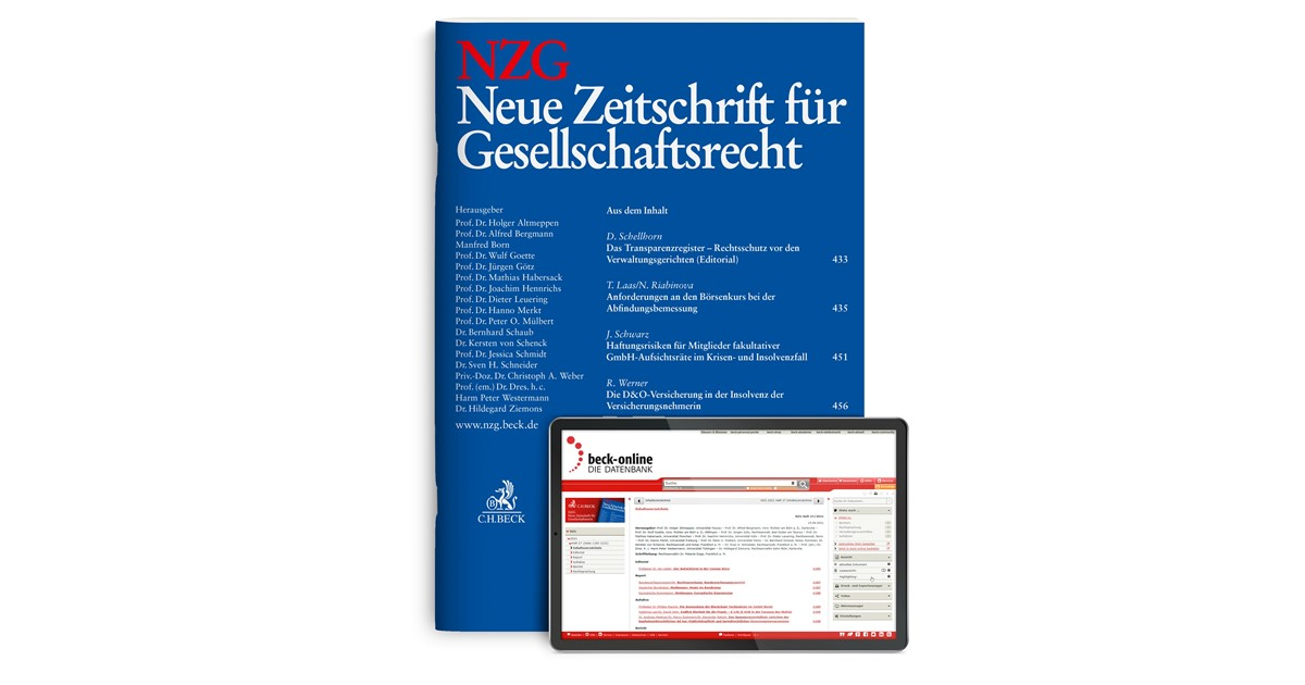 Neue Zeitschrift für Gesellschaftsrecht